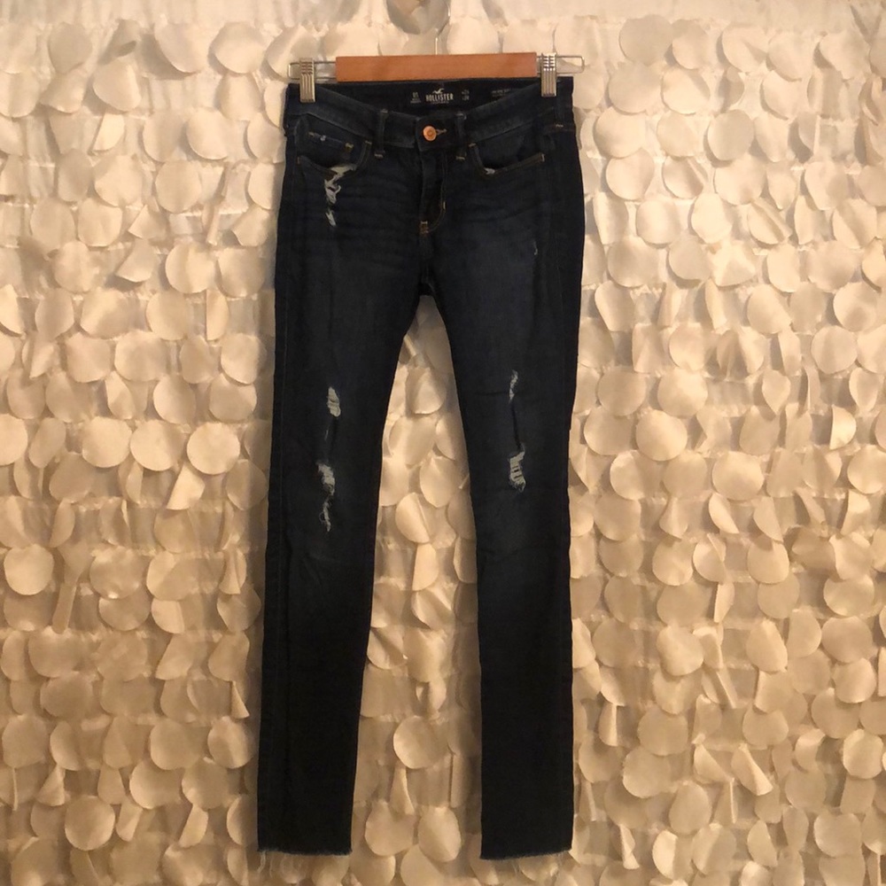 Hollister ripped jeans!